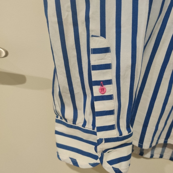 THOMAS COOK|| VINTAGE Striped SHIRT SIZE 16 - Picture 4 of 10